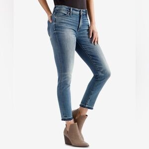 Lucky Brand Hayden Crop Skinny raw hem Medium wash Size 29